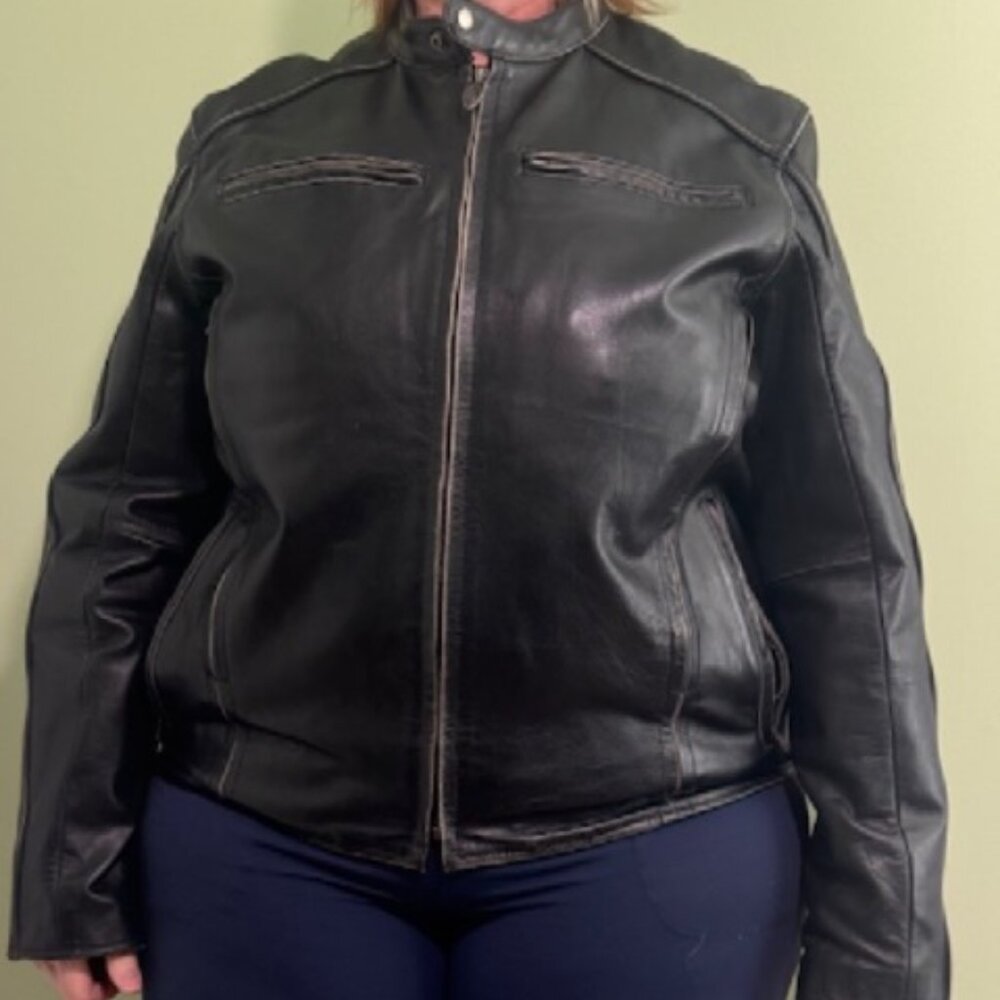 Men's Fulmer Leather Motorcycle Jacket
